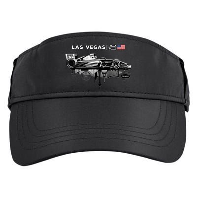 Formula Racing Open Wheel Car Las Vegas Circuit Usa Flag Gift Adult Drive Performance Visor