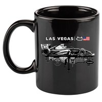 Formula Racing Open Wheel Car Las Vegas Circuit Usa Flag Gift 11oz C Handle Ceramic Mug