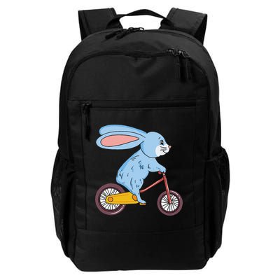 Funny Rabbit On Bicycle Mountain Biking Cycling Cyclist Backpack