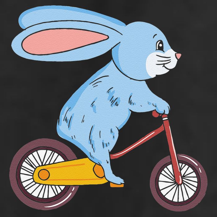Funny Rabbit On Bicycle Mountain Biking Cycling Cyclist 25L Jumbo Tote