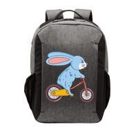 Funny Rabbit On Bicycle Mountain Biking Cycling Cyclist Vector Backpack