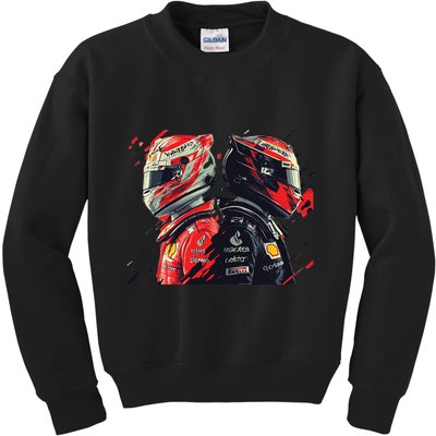Formula Racing Open Wheel Race Car Drivers Kids Sweatshirt