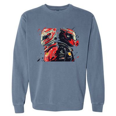 Formula Racing Open Wheel Race Car Drivers Garment-Dyed Sweatshirt