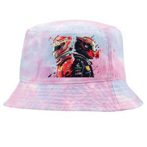 Formula Racing Open Wheel Race Car Drivers Tie-Dyed Bucket Hat