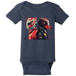 Formula Racing Open Wheel Race Car Drivers Baby Bodysuit