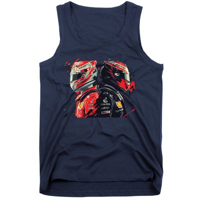 Formula Racing Open Wheel Race Car Drivers Tank Top