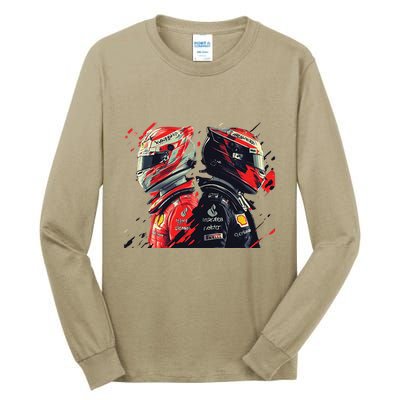 Formula Racing Open Wheel Race Car Drivers Tall Long Sleeve T-Shirt