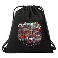 Funny Rhythm Of Celebration Edinburgh Fringe Festival Drawstring Bag