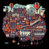 Funny Rhythm Of Celebration Edinburgh Fringe Festival Drawstring Bag