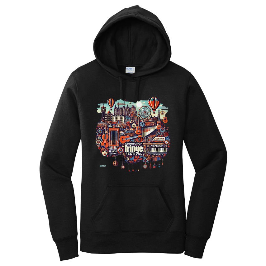 Funny Rhythm Of Celebration Edinburgh Fringe Festival Women's Pullover Hoodie