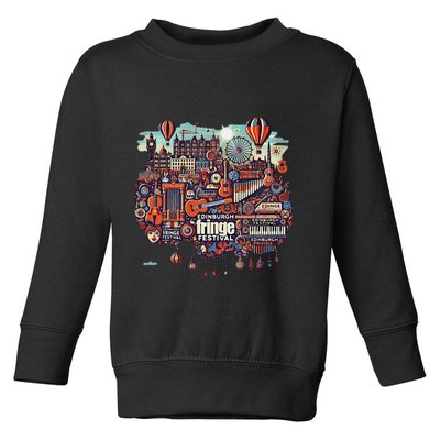 Funny Rhythm Of Celebration Edinburgh Fringe Festival Toddler Sweatshirt