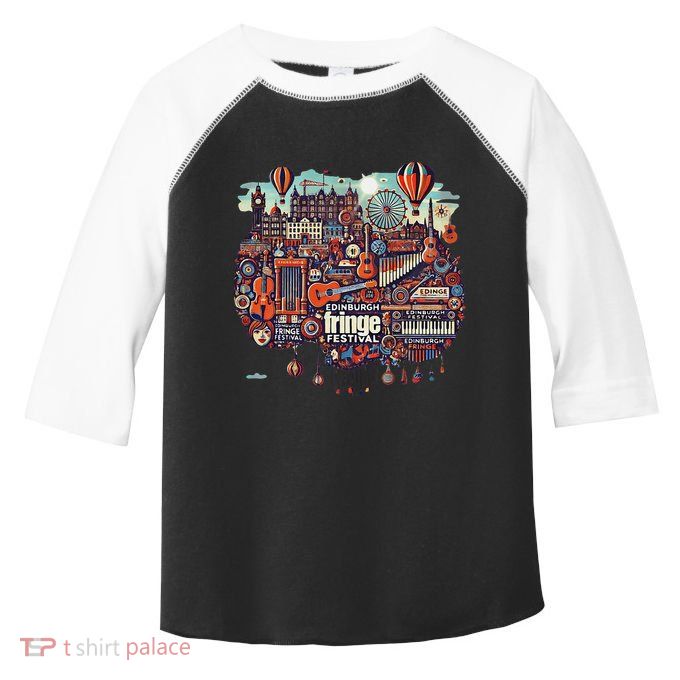 Funny Rhythm Of Celebration Edinburgh Fringe Festival Toddler Fine Jersey T-Shirt