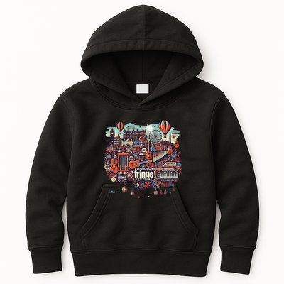 Funny Rhythm Of Celebration Edinburgh Fringe Festival Kids Hoodie