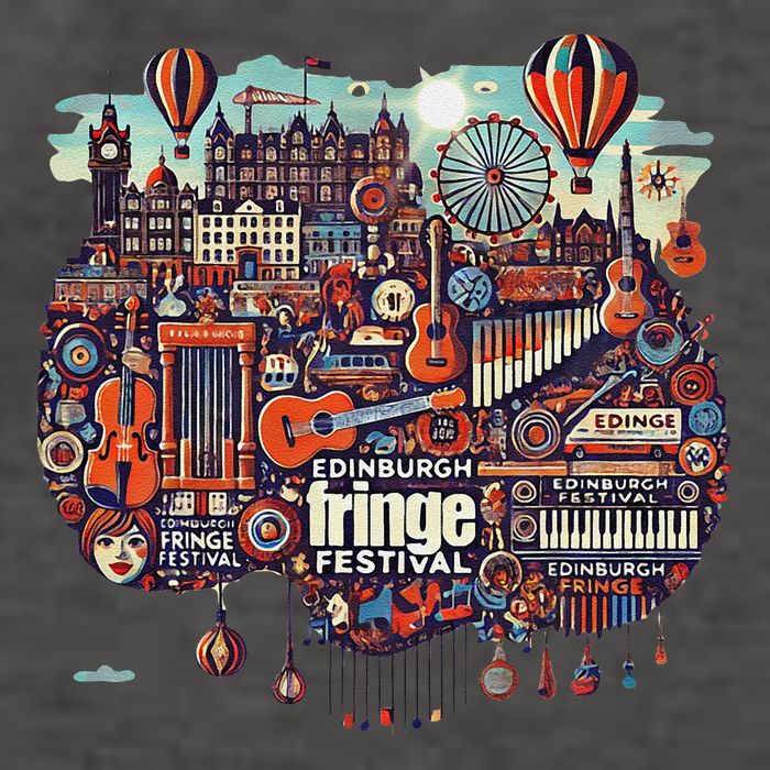 Funny Rhythm Of Celebration Edinburgh Fringe Festival Vector Backpack