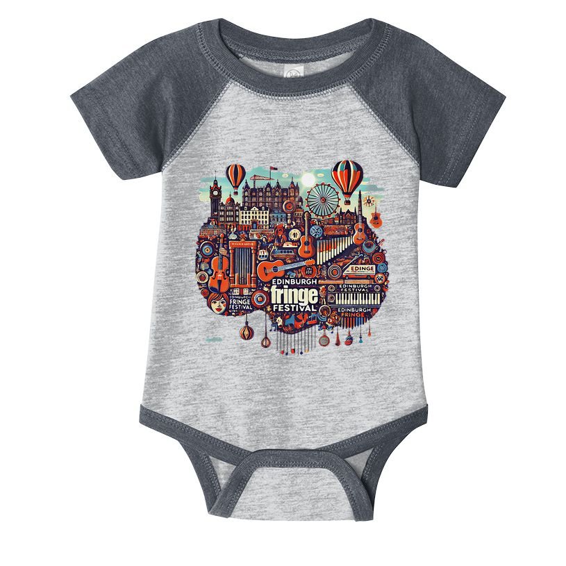 Funny Rhythm Of Celebration Edinburgh Fringe Festival Infant Baby Jersey Bodysuit