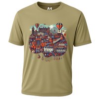 Funny Rhythm Of Celebration Edinburgh Fringe Festival Cooling Performance Crew T-Shirt