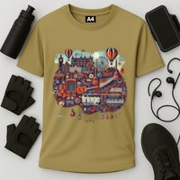Funny Rhythm Of Celebration Edinburgh Fringe Festival Cooling Performance Crew T-Shirt