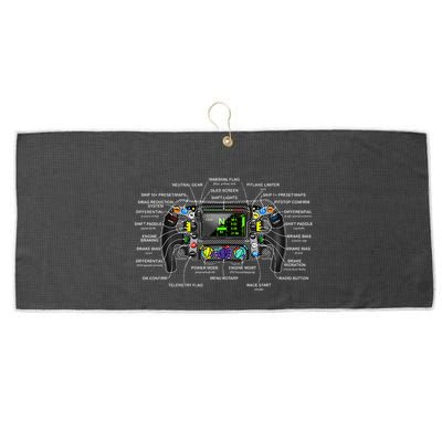 Formula Racing Open Wheel Car Fan Sring Wheel Explained Large Microfiber Waffle Golf Towel