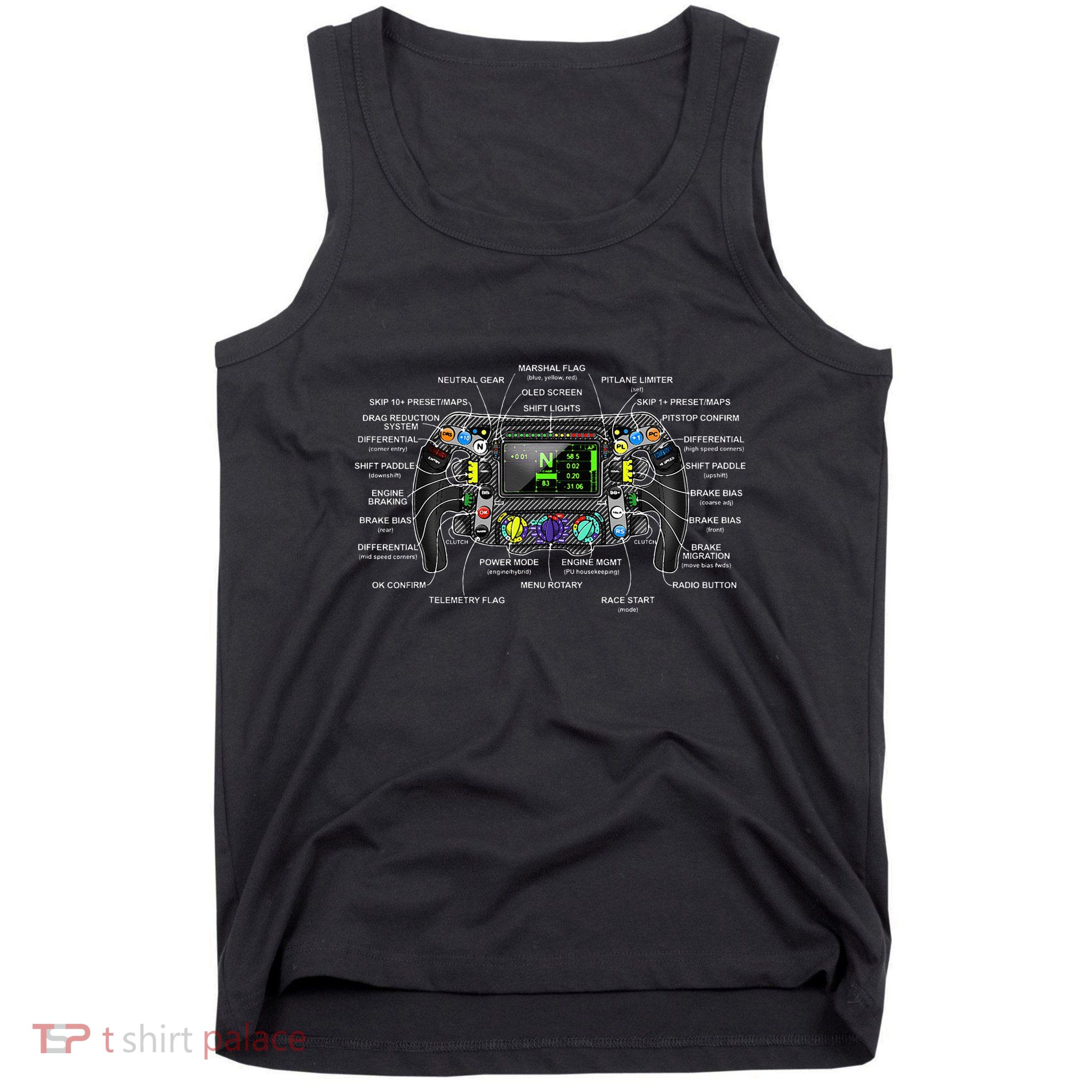 Formula Racing Open Wheel Car Fan Sring Wheel Explained Tank Top