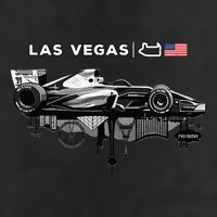 Formula Racing Open Wheel Car Las Vegas Circuit Usa Flag Microfiber Hand Towel