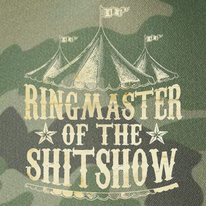 Funny Ringmaster Of The Shitshow Circus Staff Shit Show Legacy Tie Dye Trucker Hat
