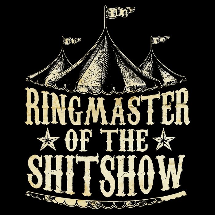 Funny Ringmaster Of The Shitshow Circus Staff Shit Show Youth Performance Sprint T-Shirt