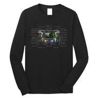 Formula Racing Open Wheel Car Fan Sring Wheel Explained Long Sleeve Shirt