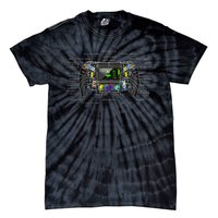 Formula Racing Open Wheel Car Fan Sring Wheel Explained Tie-Dye T-Shirt