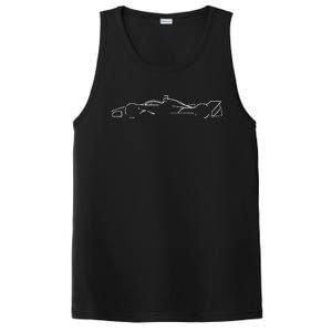 Formula Racing One Car Silhouette Mechanic Car Guys PosiCharge Competitor Tank