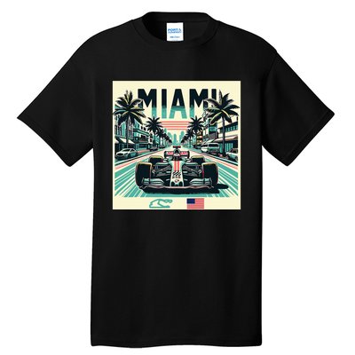 Formula Racing Open Wheel Car Tall T-Shirt