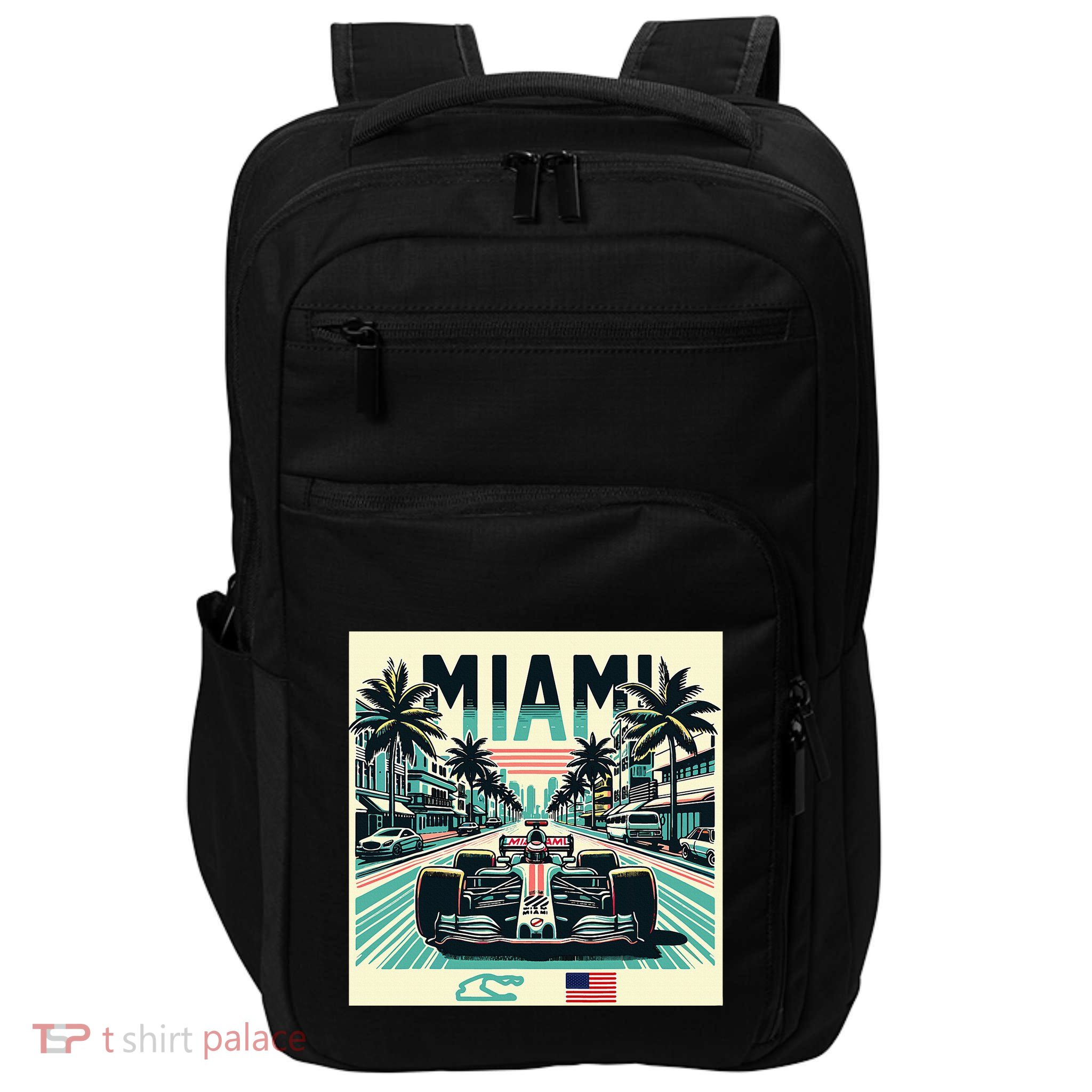 Formula Racing Open Wheel Car Impact Tech Backpack