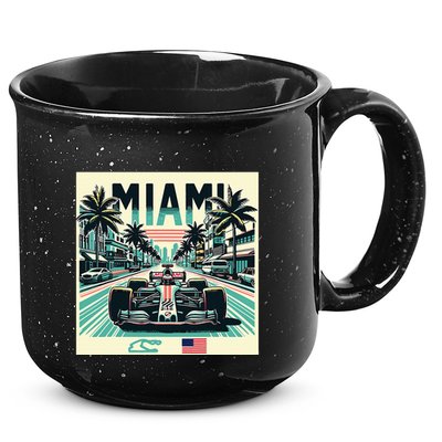 Formula Racing Open Wheel Car 15oz Campfire Ceramic Mug