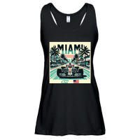 Formula Racing Open Wheel Car Ladies Essential Flowy Tank