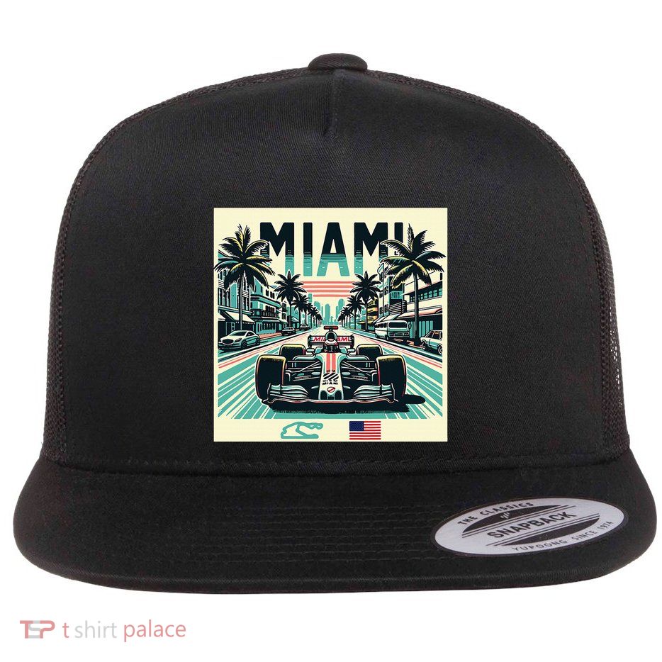 Formula Racing Open Wheel Car Flatbill Hat