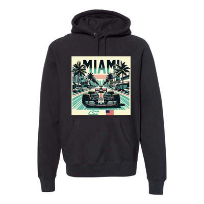 Formula Racing Open Wheel Car Premium Hoodie