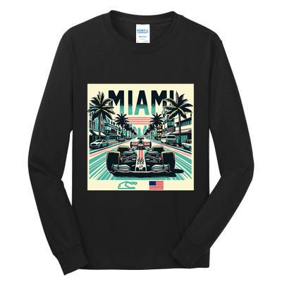 Formula Racing Open Wheel Car Tall Long Sleeve T-Shirt