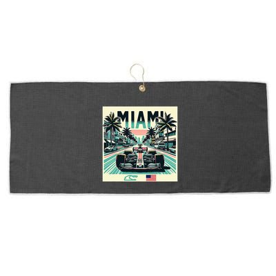 Formula Racing Open Wheel Car Large Microfiber Waffle Golf Towel
