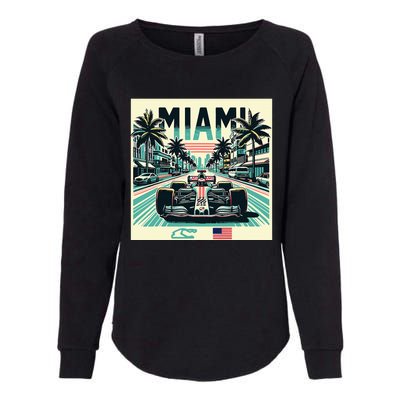 Formula Racing Open Wheel Car Womens California Wash Sweatshirt