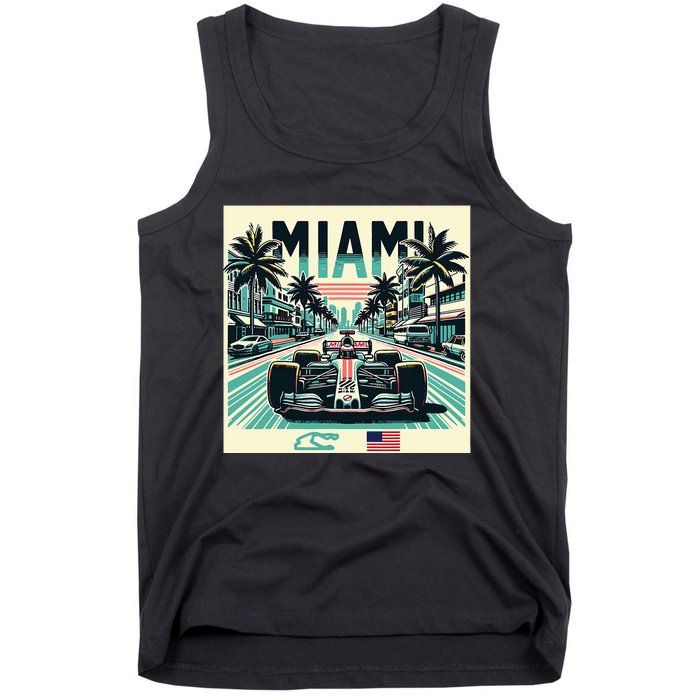 Formula Racing Open Wheel Car Tank Top