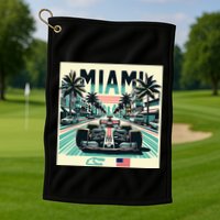 Formula Racing Open Wheel Car Golf Towel