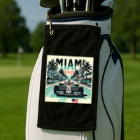 Formula Racing Open Wheel Car Golf Towel