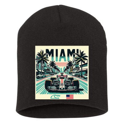 Formula Racing Open Wheel Car Short Acrylic Beanie