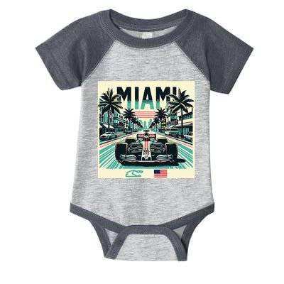 Formula Racing Open Wheel Car Infant Baby Jersey Bodysuit
