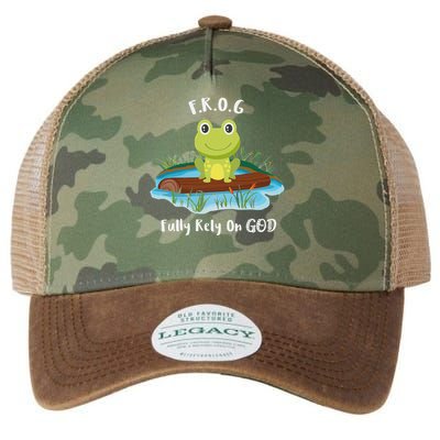 Fully Rely On God Acronym F.R.O.G  Legacy Tie Dye Trucker Hat