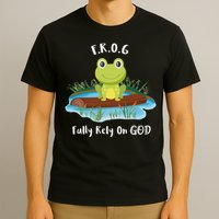 Fully Rely On God Acronym F.R.O.G  T-Shirt