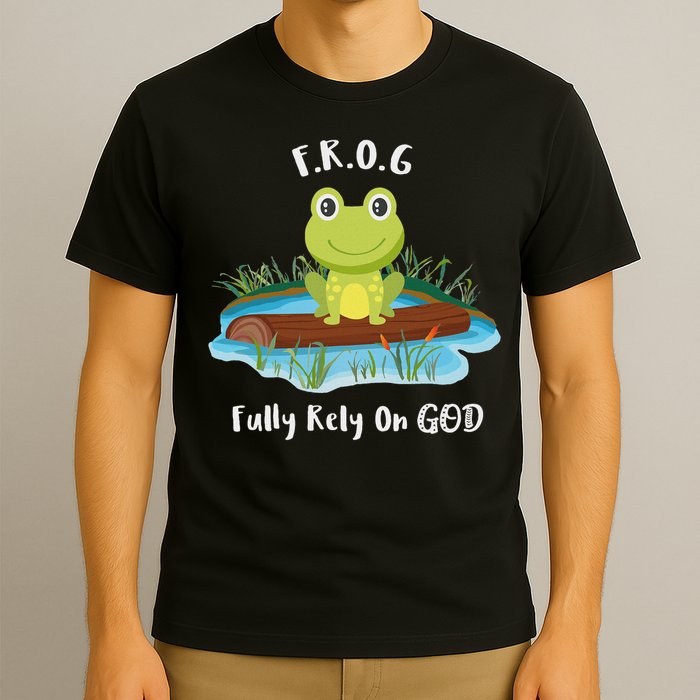 Fully Rely On God Acronym F.R.O.G  T-Shirt