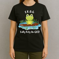 Fully Rely On God Acronym F.R.O.G  T-Shirt