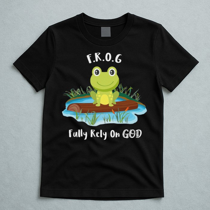 Fully Rely On God Acronym F.R.O.G  T-Shirt