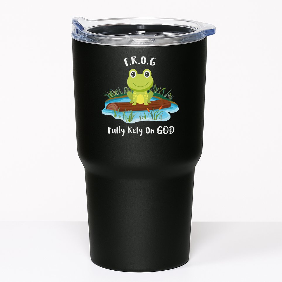 Fully Rely On God Acronym F.R.O.G  Tumbler