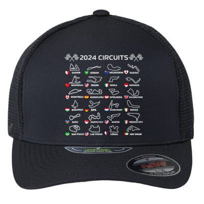 Formula Racing Open Wheel Race Car Fan World Circuits 2024 Flexfit Unipanel Trucker Cap